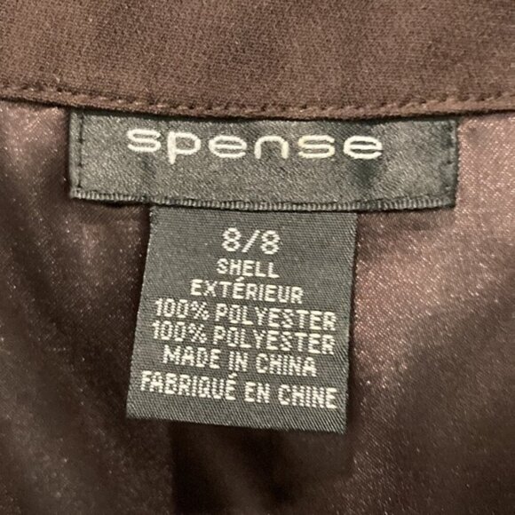 SPENSE Brown Short Sleeve Dress 8 medium - Picture 13 of 13